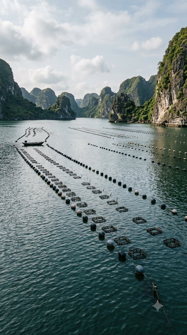 Akoya pearl cultivation environment