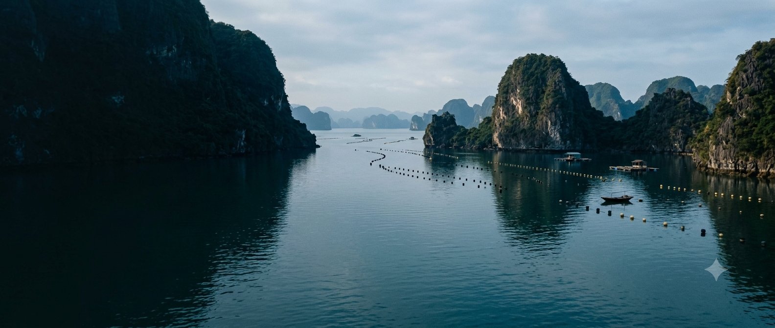 Premium cinematic marine environment of North Vietnam
